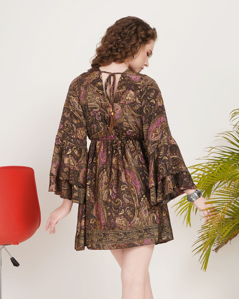 Twilight cocoa breeze short dress