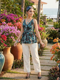 Aralyn aqua muse spaghetti top