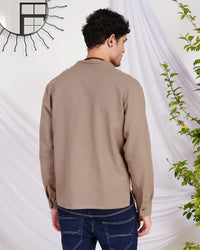 Alder sandstone cotton shirt