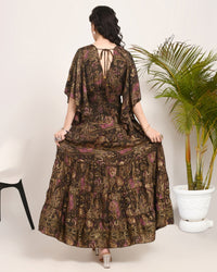 Nyra twilight paisley maxi dress