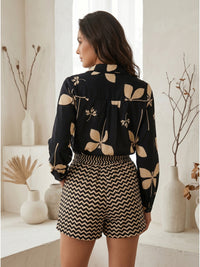 Violetta midnight bloom cotton co-ord set