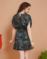 Electric twilight short dress