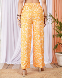 Elowen sun petal boho wide-leg trouser