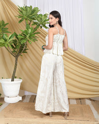 Liora golden meadow palazzo co-ord set