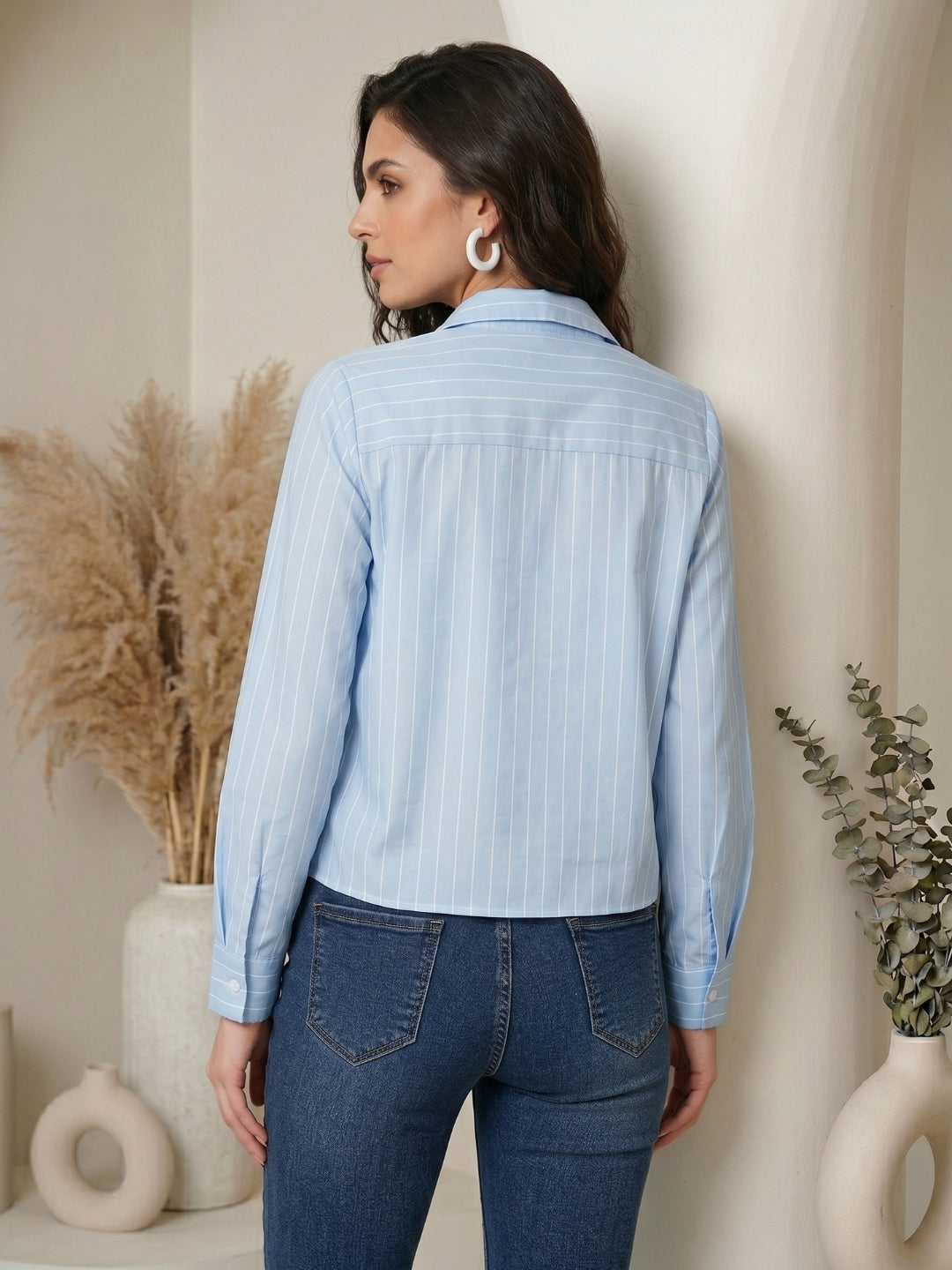 Odette morning breeze boxy cotton shirt