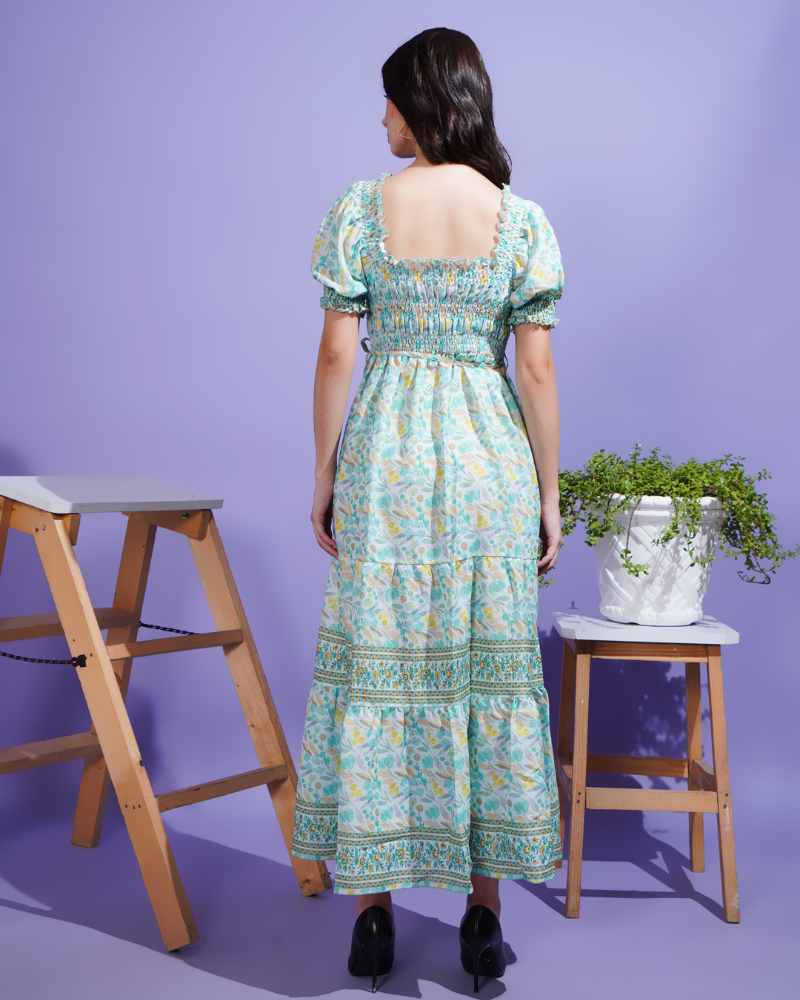 Spring symphony maxi dress