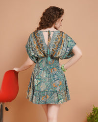 Smoky lagoon breeze short dress