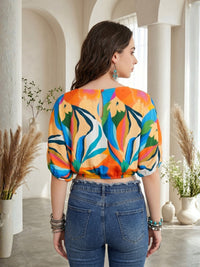 Elowen sunburst bloom boho top