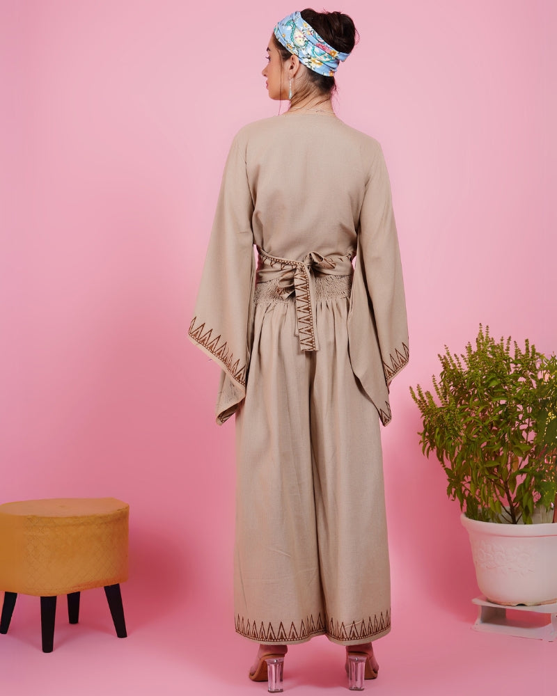 Whimsical wanderer khadi co-ord set