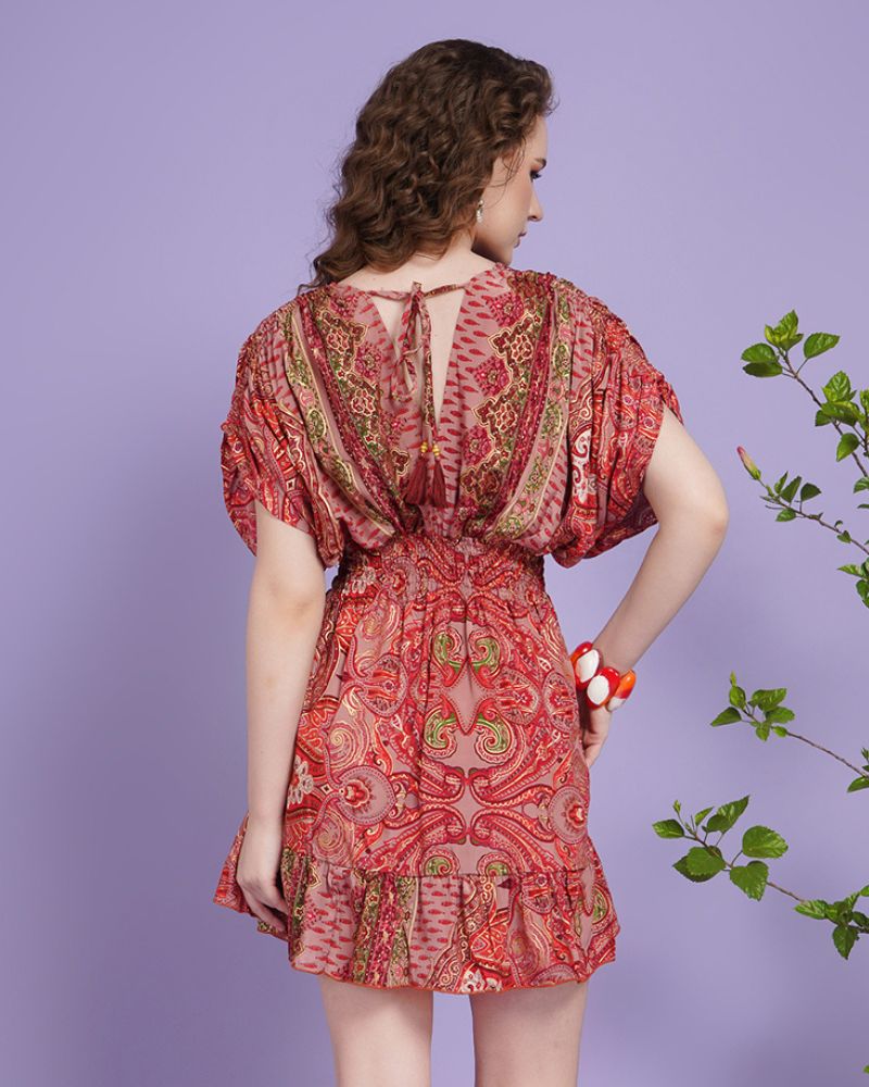 Rosy rhapsody short dress