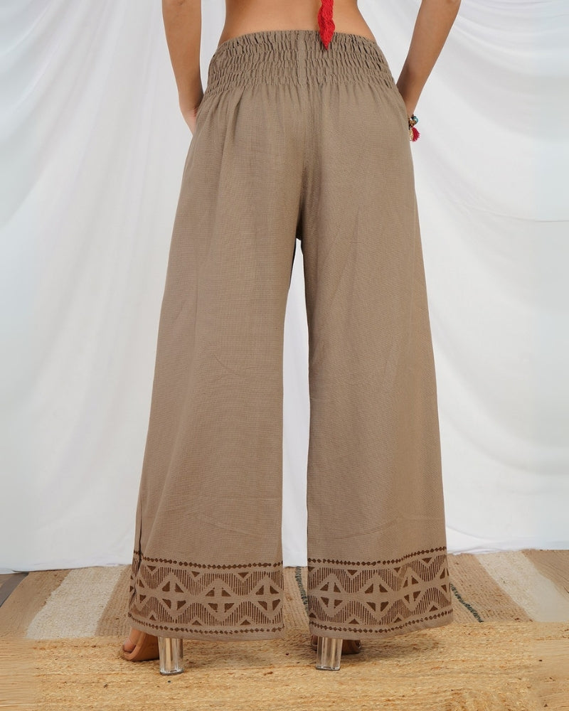 Terra muse wide legs cotton trouser