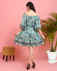 Luna tides off-shoulder mini dress