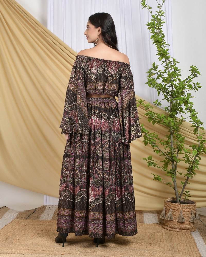 Mirella twilight gold rush co-ord set