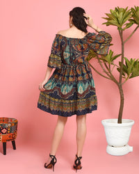 Rhea off-shoulder mini dress