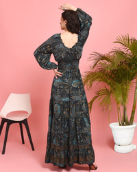 Tara goldleaf maxi dress