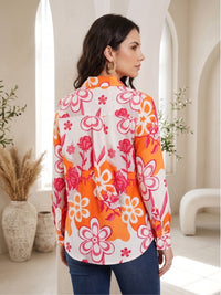 Elodie citrus bloom boho shirt