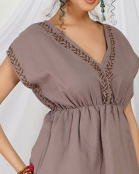 Elowen mauve mirage boho top