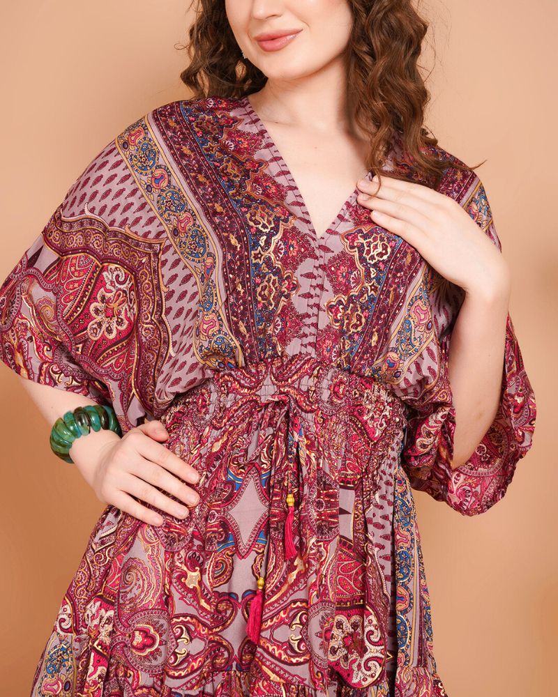 Mireya kimono mini dress