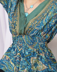 Mariel ocean muse peplum top