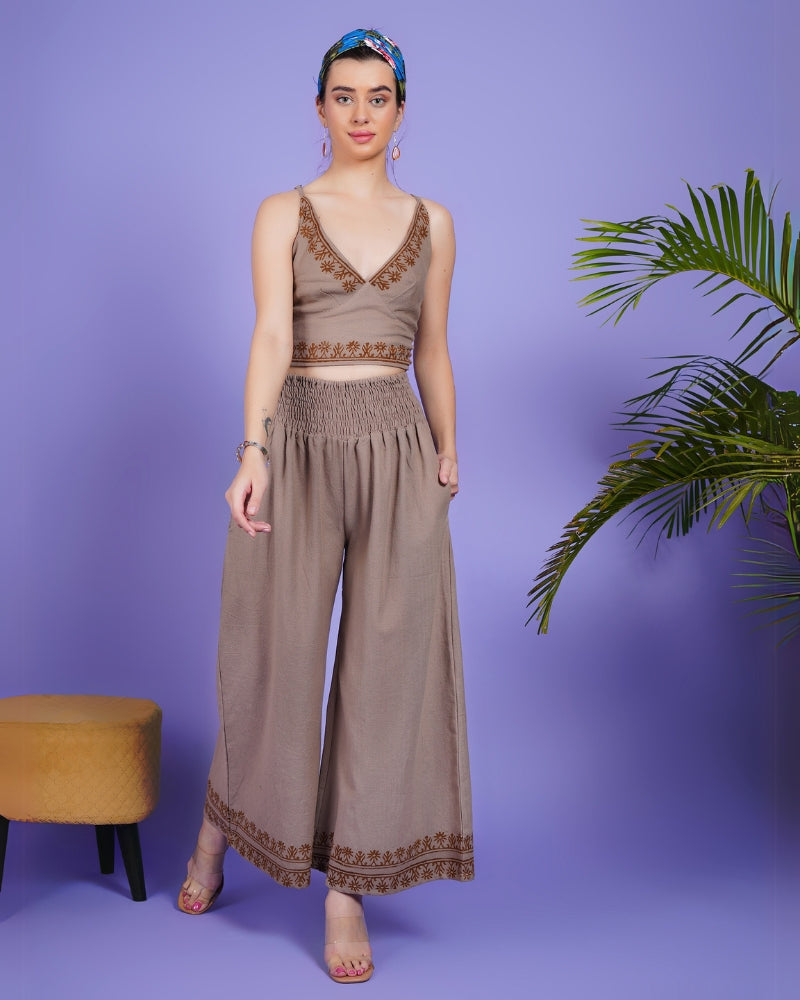 Nomadic nirvana 3 piece khadi co-ord set