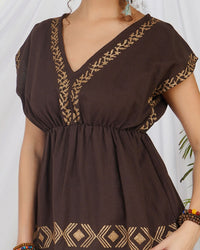 Cocoa dream boho top
