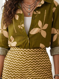 Elaria olive grove cotton co-ord set