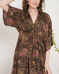Earthspell kimono maxi dress