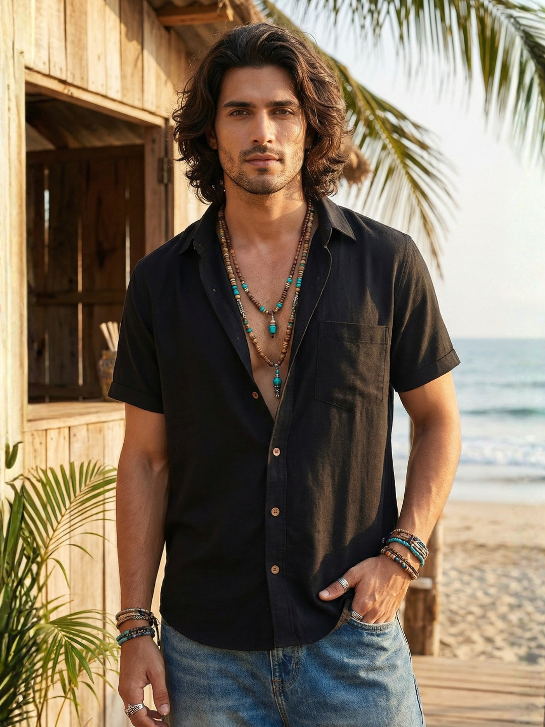 Vann eclipse breeze cotton shirt