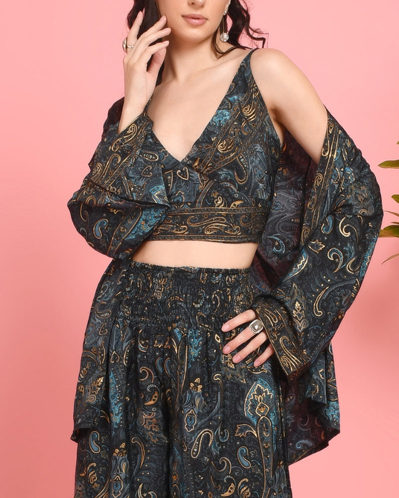 Serena moonlit bloom 3 piece co-ord set