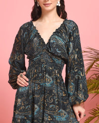 Tara goldleaf maxi dress