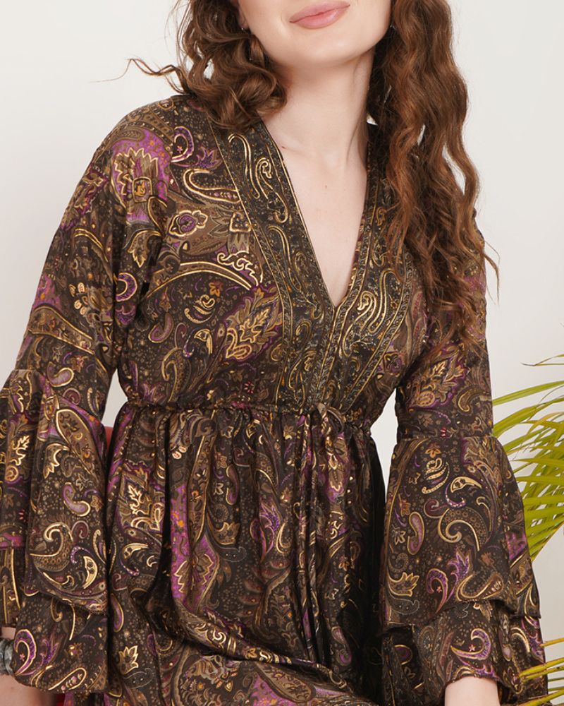 Twilight cocoa breeze short dress