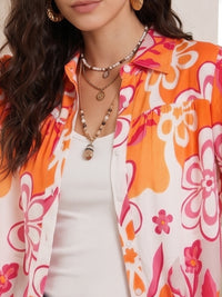 Elodie citrus bloom boho shirt