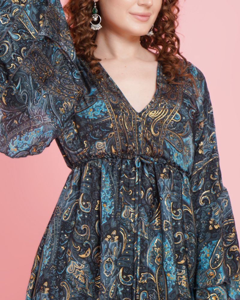 Twilight tassel short dress