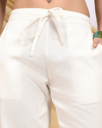 Maribel morning mist organic cotton trouser