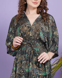 Lyra bloom kimono mini dress