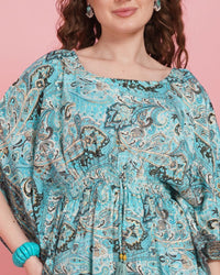 Oceanic groove kaftan Top