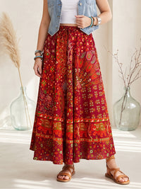 Desert spice bohemian skirt