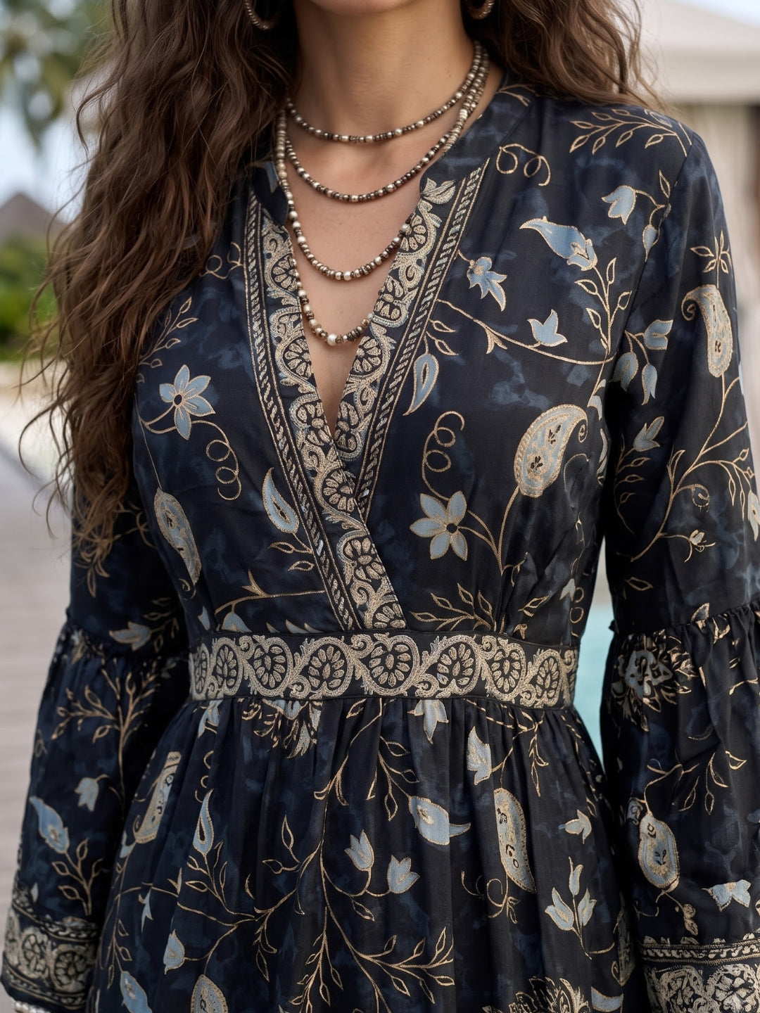 Moonshadow boho maxi dress