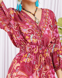 Briella pink dream peplum top