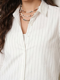 Lucienne cloudline cotton boxy shirt