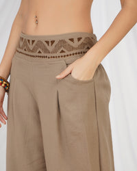 Terra muse wide legs cotton trouser