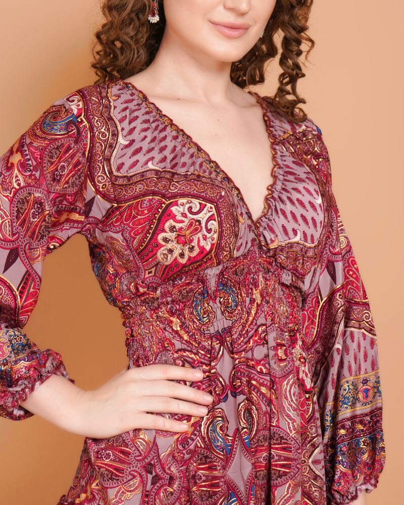 Soraya rosé ember mini dress