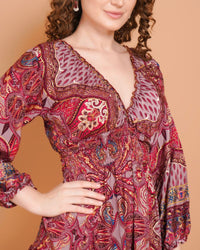 Soraya rosé ember mini dress