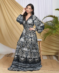 Vivienne midnight glow maxi dress