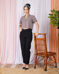 Elara pebble-soft boho cotton top