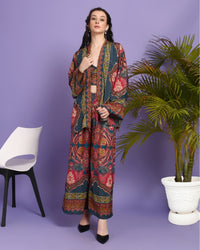 Avani foil whisper 3 piece co-ord set