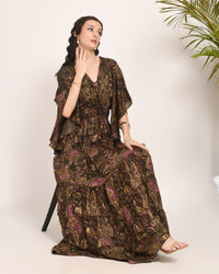 Nyra twilight paisley maxi dress