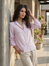 Cirelle pink whisper cotton shirt