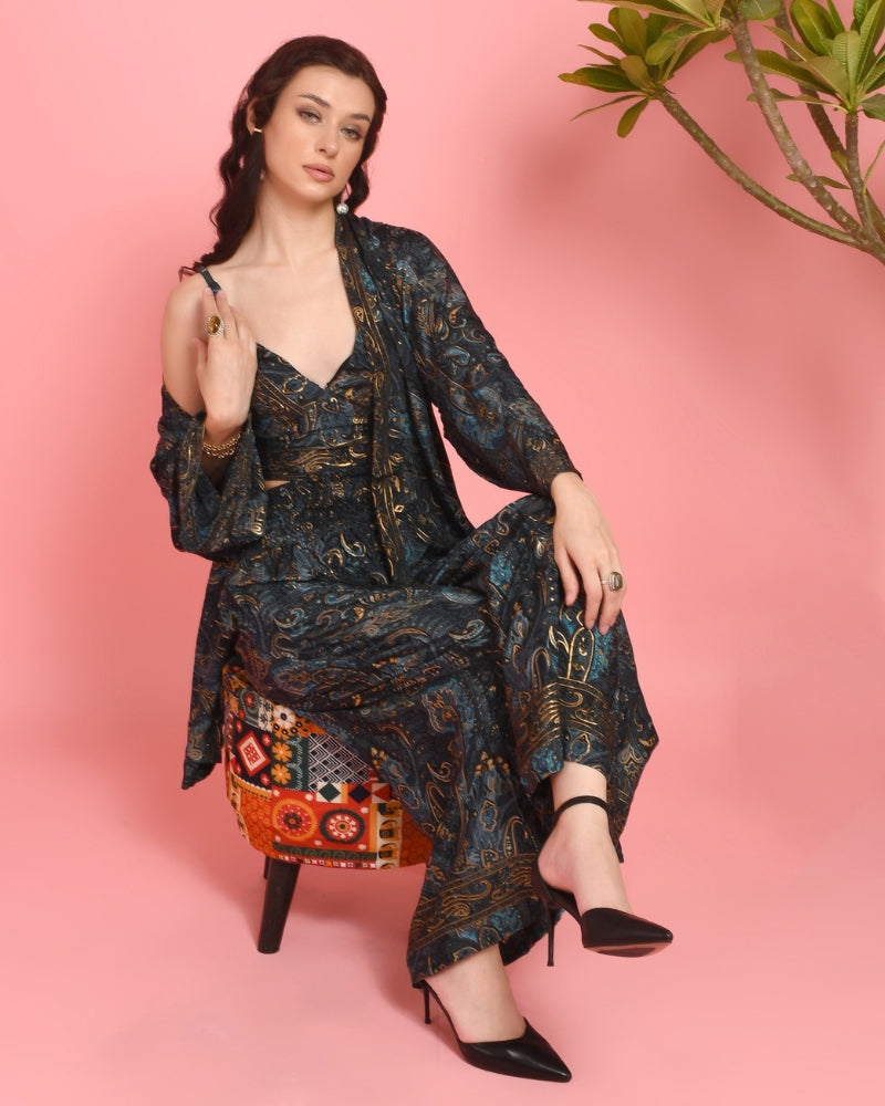 Serena moonlit bloom 3 piece co-ord set