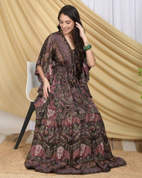 Lilith twilight paisley maxi dress